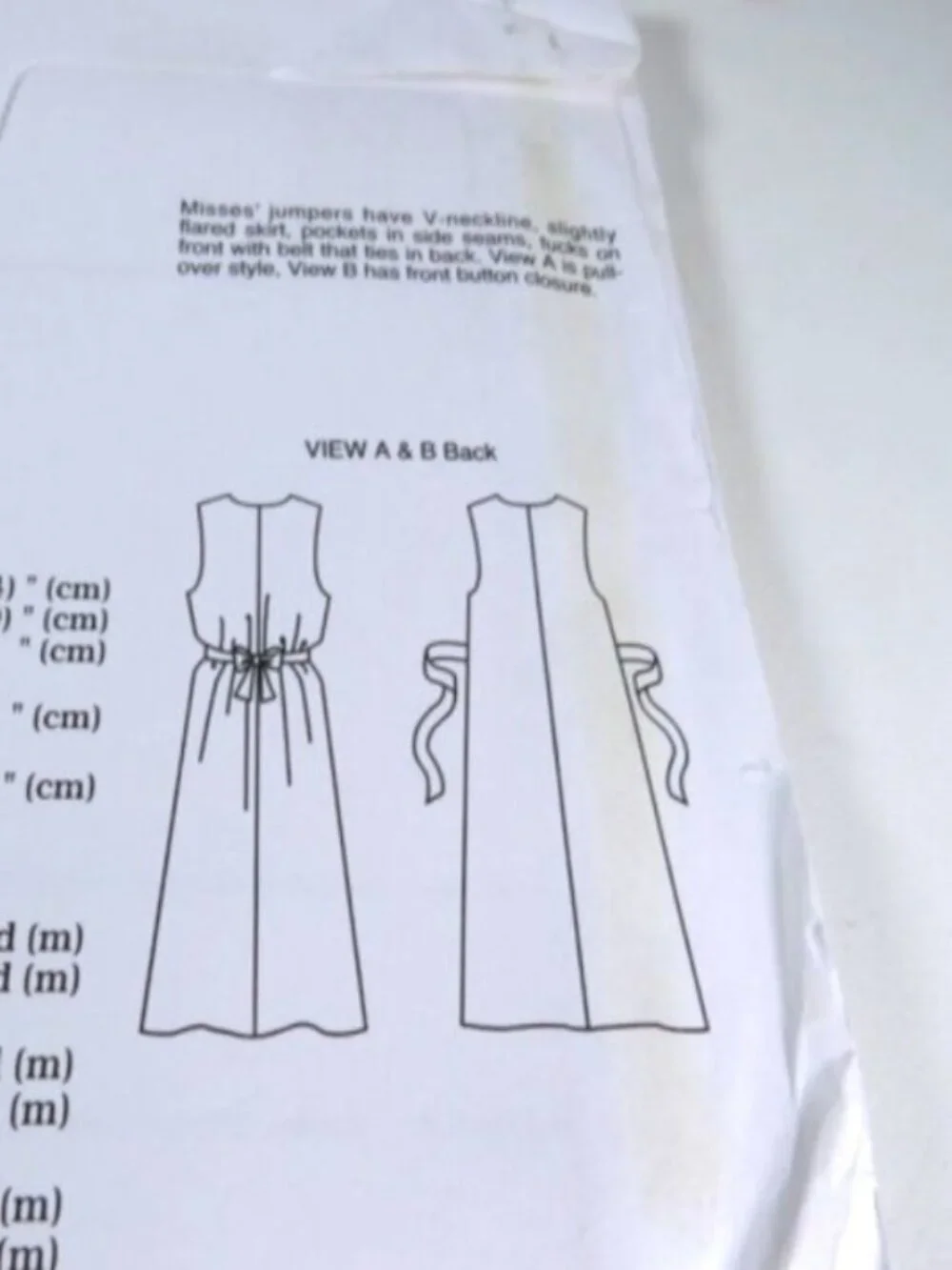 Vintage Kwik Sew 2294 | Misses' Jumper & Dress Pattern | XS-XL UNCUT